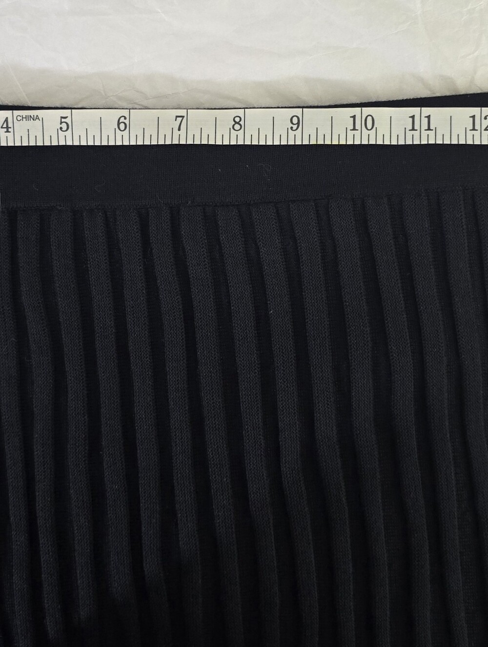 NWOT Nina Leonard Sz MP Ribbed Sweater Knit Top & Pleated Elastic Skirt 2pc Set - Picture 14 of 15